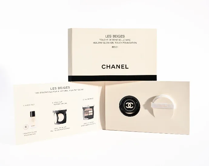Carte échantillon Chanel Les Beiges