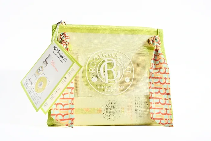 Trousse mesh sérigraphiée Roger & Gallet